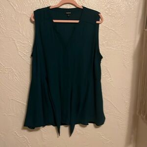 Forest green peplum blouse. Torrid size 1, or XXL